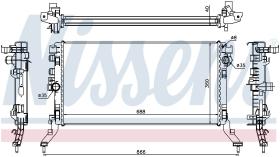 Nissens 637619 - RADIADOR RENAULT LAGUNA III(07-)3.0