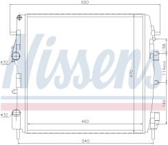 Nissens 63762 - RADIA RENAULT KANGOO 1.5DCI +/- AC (3/03>) A/M