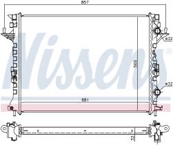 Nissens 637638 - RADIA RENAULT ESPACE IV 2.0/2.2/3.0 DCI (1/02>)