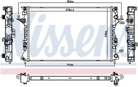 Nissens 637642 - RADIA RENAULT LAGUNA II 1.9/2.2DCI (05>) ESPACE IV (06>)