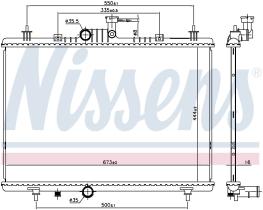 Nissens 637645 - RADIADOR RENAULT KOLEOS(08-)2.5 I 1