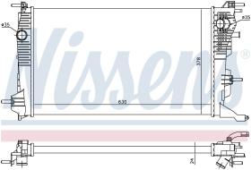 Nissens 637647 - RADIADOR RENAULT MEGANE III(08-)1.2