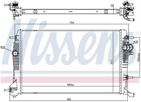 Nissens 637648 - RADIA RENAULT SCENIC III 1.6DCI/2.0DCI (09>)