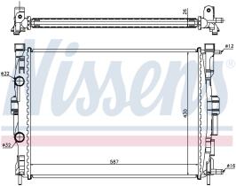 Nissens 63765A - RADIA RENAULT MEGANE II 1.6/2.0/1.5/1.9DCI (09/02>) A/M