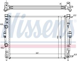 Nissens 63769 - RADIA RENAULT MEGANE II 1.6/2.0/1.5/1.9DCI (09/02>) A/M