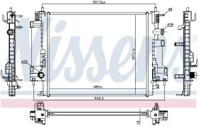 Nissens 637662 - RADIA RENAULT TWINGO III 1.0/SMART FOR TWO/FORFOUR (14>)