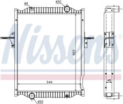 Nissens 63781A - RADIA RVI MIDLUM 135/150/250 (00>) 663*549*48