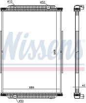 Nissens 637870 - RADIA RVI PREMIUM (4/96>) 968 - 708 - 40 SIN LATERALES