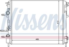 Nissens 63794 - RADIA RENAULT CLIO II/KANGOO 1.2+AC - SOBRANTE