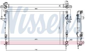 Nissens 63816 - RADIADOR RENAULT LAGUNA II(01-)2.0