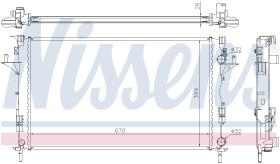 Nissens 63816A - RADIA RENAULT LAGUNA II 1.9/2.2DCI (9-00>)ESPACE (02>)