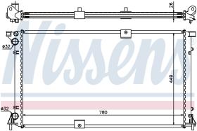 Nissens 63818A - RADIA RENAULT TRAFIC II/VIVARO/PRIMASTAR 2.5DCI +AC (01>)