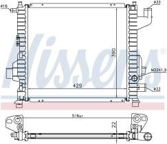 Nissens 63835A - RADIADOR RENAULT TWINGO I(93-)1.2 I