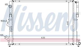 Nissens 63838 - RADIADOR RENAULT AVANTIME(01-)2.0 I