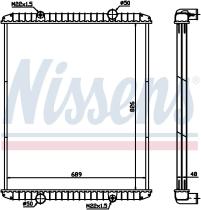 Nissens 638490 - RADIA RVI PREMIUM/KERAX (96>) 826-689-48 SIN LATERALES