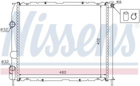 Nissens 63886 - RADIA RENAULT CLIO II/KANGOO 1.2/1.4/1.6/1.9DTI (98>)