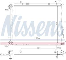 Nissens 63906 - RADIA RENAULT 19 D/1.7I/1.8I +AC (88>95) S/TUBO