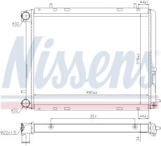 Nissens 63906 - RADIA RENAULT 19 D/1.7I/1.8I +AC (88>95) S/TUBO