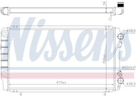 Nissens 63912A - RADIA RENAULT TRAFIC I 1.9D/2.1D/2.5D (89>01) A/M