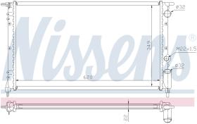 Nissens 63918 - RADIADOR RENAULT R 21(89-)2.2 I