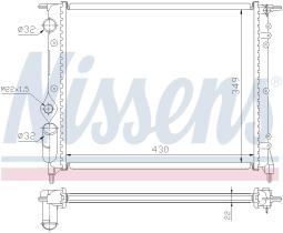 Nissens 63924 - RADIA RENAULT CLIO I 1.2/1.4/EXPRESS II/R19 (MOTOR ENERGY)