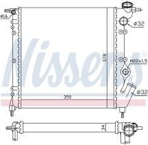 Nissens 63928 - RADIADOR RENAULT CLIO I(90-)1.1