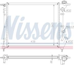 Nissens 63931 - RADIADOR RENAULT R 19(88-)1.4 I