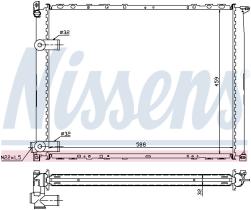 Nissens 63943A - RADIADOR RENAULT SAFRANE I(92-)2.5