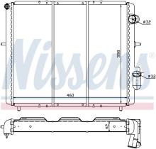 Nissens 639461 - RADIADOR RENAULT CLIO I(90-)1.9 D