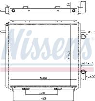 Nissens 63947 - RADIADOR RENAULT RAPID(91-)1.9 D