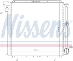 Nissens 639711 - RADIADOR RENAULT R 9/11(81-)1.6 D