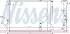 Nissens 63976A - RADIADOR RENAULT LAGUNA I(94-)2.2 T