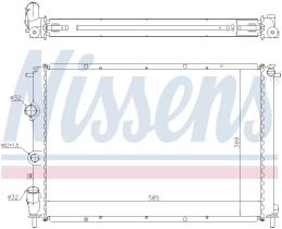 Nissens 63977A - RADIA RENAULT MEGANE I/SCENIC 1.9D/TD (96>10/98)
