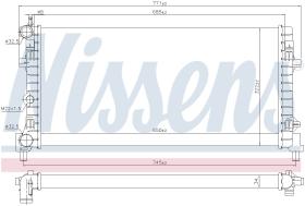 Nissens 640012 - RADIA SEAT IBIZA V 1.2/1.4/1.6 (03-08>) VW POLO (06/09>)