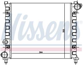 Nissens 64003 - RADIADOR SEAT IBIZA I(021)(84-)900