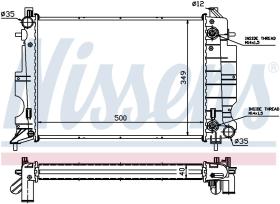 Nissens 64034A - RADIADOR SAAB 9-3(YS3D)(98-)2.0 I 1