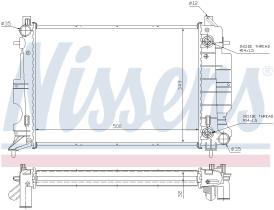 Nissens 64036A - RADIADOR SAAB 9-3(YS3D)(98-)2.3 I 1