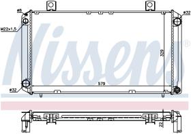 Nissens 64057A - RADIADOR SAAB 900 (AC4.AM4)(78-)2.0