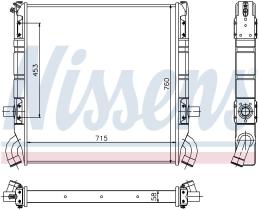 Nissens 64070 - RADIADOR SCANIA 3-SERIES(87-)P 93