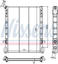 Nissens 64071 - RADIADOR SCANIA 3-SERIES(87-)R 143