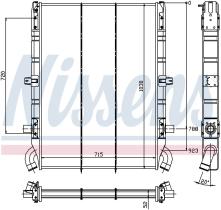 Nissens 64074 - RADIADOR SCANIA 3-SERIES(87-)R 93