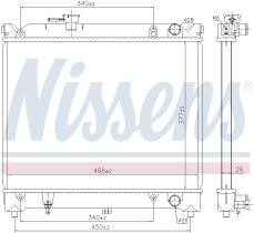 Nissens 64079 - RADIADOR SUZUKI VITARA(ET.TA)(88-)1