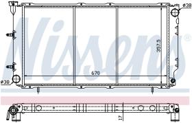 Nissens 640961 - SUBARU LEGACY 2,2 AUT.90-91