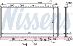 Nissens 640941 - RADIADOR ACURA INTEGRA(97-)1.8 I 16