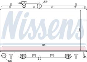 Nissens 64114 - RADIADOR SUBARU LEGACY(BL.BP)(03-)3