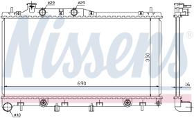 Nissens 64115 - RADIADOR SUBARU LEGACY(BL.BP)(03-)3