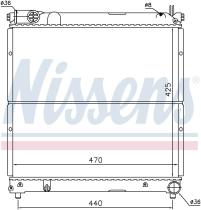 Nissens 64163 - RADIADOR SUZUKI JIMNY II(SJ)(81-)1.