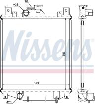 Nissens 64173A - RADIA SUZUKI SWIFT II 1.0/1.3 (9/91>) SUBARU JUSTY (10/95>)