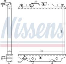 Nissens 64174A - RADIA SUZUKI ALTO 1.0 (95>)