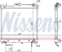 Nissens 641753 - RADIADOR SUZUKI SAMURAI II(JB)(98-)